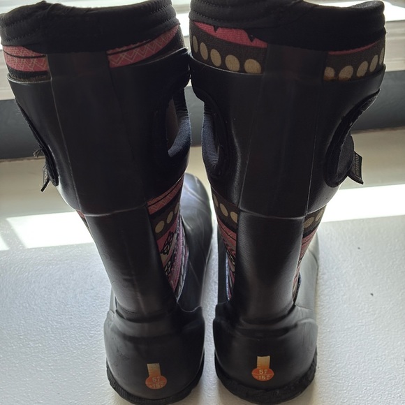 Bogs North Hampton Black Youth Rain Boots - Picture 5 of 7